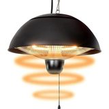 Patio Askılı Isıtıcı, 600-1500W Ayarlanabilir, Su Geçirmez, Tavana Monte