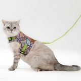 Patipatron Kaçış Önleyici Kedi Gezdirme Tasması Ve Küçük Irk Köpek Gezdirme Tasması (Etnik Yeşil, L)