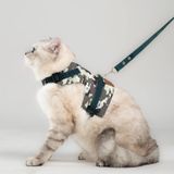 Patipatron Kaçış Önleyici Kedi Gezdirme Tasması Ve Küçük Irk Köpek Gezdirme Tasması (Kamuflaj, S)