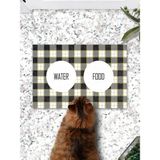 PatiPeti Ekose Kedi Köpek Mama Eğitim Paspası ve Beslenme Altlığı