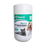 Patisil Evcil Hayvan Tüy ve Pati Temizleme Mendili, Köpek ve Kedi için Hijyenik Temizlik Mendilleri (72 Adet)