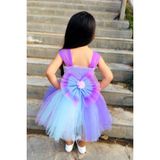 Patiska Nostalji Kostüm Patiska Nostalji Unicorn Elbisesi Kabarık Kısa Model - 2 - 3 Yaş - Renkli