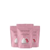 Patiswiss Beyaz Çikolata Kaplı Çilek Draje Set, 80G X 3 Adet
