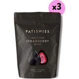 Patiswiss Bitter Çikolata Kaplı Çilek Draje 80g x 3 Adet - 240 gr