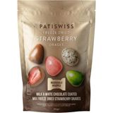 Patiswiss Sütlü ve Beyaz Çikolata Kaplı Karışık Çilek Draje, 150G - 150 gr