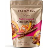 Patiswiss Tuzlu Karamel Parçacıklı Sütlü Çikolata Kaplı Portakal Çubuğu, 80G - 80 gr