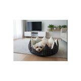 Patitex Lüx Konfor Taç Yatak - Kedi Köpek Yatak- Kendinden Minderli -Yıkanabilir