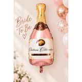 Patladı Gitti 104x49 cm Chateau Celebration Yazılı Rose Gold Büyük Boy Bride To Be Bekarlığa Veda Folyo Balon
