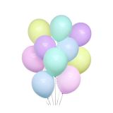 Patladı Gitti 12 inç Karışık Makaron 10 Adet Balon