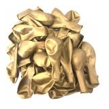 Patladı Gitti 12 inç Krom Gold 10 Adet Balon