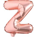 Patladı Gitti 16 inç 36 cm Z Harf Rose Gold Folyo Balon