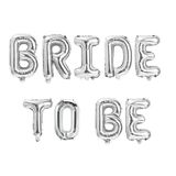 Patladı Gitti 16 İnç 40 Cm Gümüş Bride To Be Folyo Balon