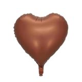 Patladı Gitti 18 inç 45 cm Karamel Kalp Folyo Balon