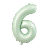 Patladı Gitti 32 inç 76-82 cm 6 Rakam Adaçayı Folyo Balon