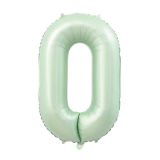 Patladı Gitti 34 inç 76-82 cm 0 Rakam Adaçayı Folyo Balon