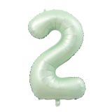 Patladı Gitti 34 inç 76-82 cm 2 Rakam Adaçayı Folyo Balon