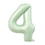 Patladı Gitti 34 inç 76-82 cm 4 Rakam Adaçayı Folyo Balon