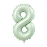 Patladı Gitti 34 inç 76-82 cm 8 Rakam Adaçayı Folyo Balon