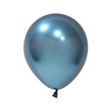 Patladı Gitti 45 cm 18 inç Krom Mavi Jumbo Büyük Boy Balon