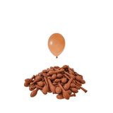 Patladı Gitti 5 inç Karamel Kahve 10 Adet Mini Balon