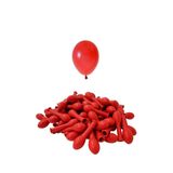Patladı Gitti 5 inç Kırmızı 10 Adet Mini Balon