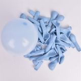 Patladı Gitti 5 inç Makaron Mavi 10 Adet Mini Balon