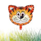 Patladı Gitti 55 cm 22 inç Safari Kafa Kaplan Folyo Balon