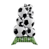 Patladı Gitti 56x98 cm Futbol Temalı Ayakta Duran Doğum Günü ve Parti Süsü Folyo Balon