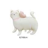 Patladı Gitti 68-62 cm Retro Kedi Folyo Balon