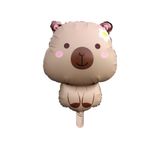 Patladı Gitti 71x48 cm Karamel Capybara Folyo Balon