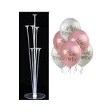 Patladı Gitti 7'li Balon Standı ve 10 Adet Bride To Be Temalı Balon Set