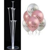 Patladı Gitti 7'li Balon Standı ve 10 Adet Çok Renkli Bride To Be Temalı Balon Seti ile Parti Konsepti