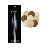 Patladı Gitti 7'li Balon Standı ve 10 Adet Retro Konsept Balon Set