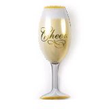 Patladı Gitti 92x37 cm Cheers Yazılı Büyük Boy Bride To Be Bekarlığa Veda Folyo Balon