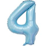 Patladı Gitti Bebe Mavisi Folyo Balon 32 Inç 76-82 cm - 4