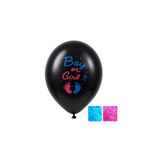 Patladı Gitti Boy or Girl 2 Cinsiyet Belirleme Balonu – Mavi ve Pembe Konfetili Gender Reveal Balonu