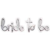 Patladı Gitti Bride To Be Gümüş Folyo Balon - Nişan Kına Parti Kutlama Seti