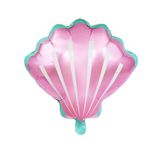 Patladı Gitti Deniz Kizi Temali Folyo Balon (Deniz Kabuğu Pembe)
