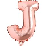 Patladı Gitti Folyo Harf Balon Rose GOLD16 Inç 36 cm - J