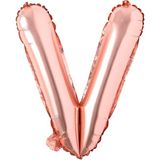 Patladı Gitti Folyo Harf Balon Rose GOLD16 Inç 36 cm - V