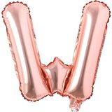 Patladı Gitti Folyo Harf Balon Rose GOLD16 Inç 36 cm - W