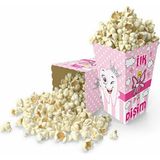 Patladı Gitti Ilk Dişim Pembe Popcorn Kutu Ikram Mısır Kutusu 8'li Kız Temalı Diş Partisi Pop Corn - Renkli - PembeMısır