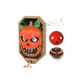 Patladı Gitti Kurukafa Kapı Süsü Işıklı Sesli Hareketli Örümcek Halloween Cadılar Bayramı Dekoru