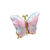 Patladı Gitti Pembe Gold Kelebek Folyo Balon