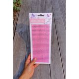 Patladı Gitti Pembe Kristal Taşlı Kendinden Yapışkanlı Sticker Süsleme Taşları 6 mm – 504 Adet