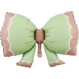 Patladı Gitti Retro Fiyonk Pastel Folyo Balon Büyük Boy Yeşil 91-60 cm