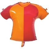 Patladı Gitti Sarı Kırmızı Forma Folyo Balon – 59.5X56 cm - Sarı - Kırmızı