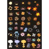 Patlamalar Sticker Set- 20 Parça Telefon, Tablet, Defter, Laptop Sticker