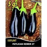 Patlıcan Tohumu Kemer 27 - 5 G (~ Takribi 650 Tohum)