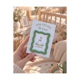 Pato Design 10’lu Kişiselleştirilebilir Yeşil Magnet Çerçeve – Bebek Hediyeliği - Özel Gün ve Davet Hediyeliği - Baby Shower, Mevlüt, Doğum Günü, Hastane Çıkışı
